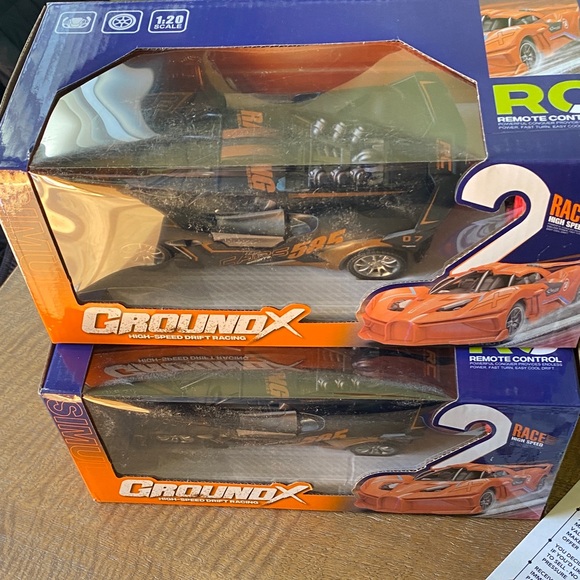 2 High-Speed Drift Racing Cars Orange - Picture 1 of 1